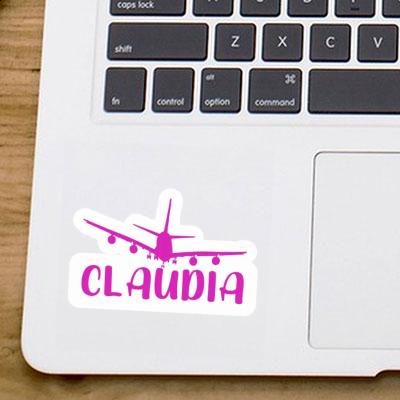 Claudia Sticker Airplane Notebook Image