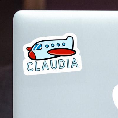 Claudia Sticker Airplane Gift package Image