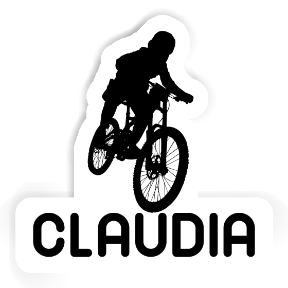 Sticker Freeride Biker Claudia Notebook Image