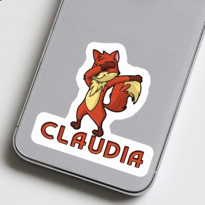 Sticker Claudia Fox Notebook Image