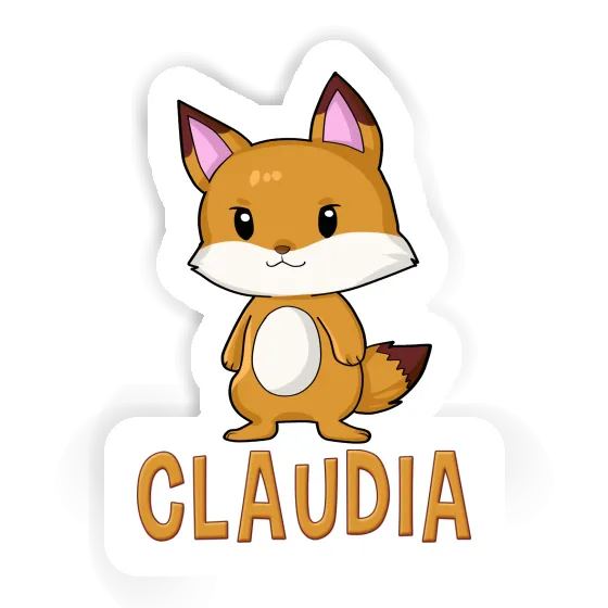 Claudia Sticker Fox Gift package Image