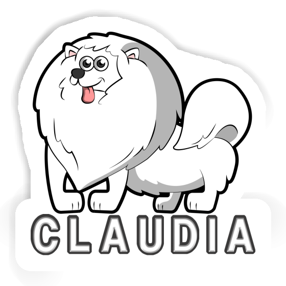 Claudia Sticker German Spitz Laptop Image