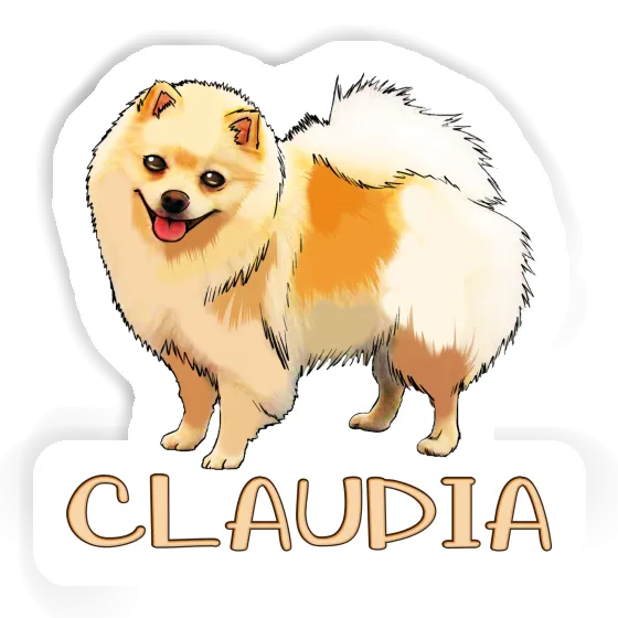 Sticker German Spitz Claudia Gift package Image