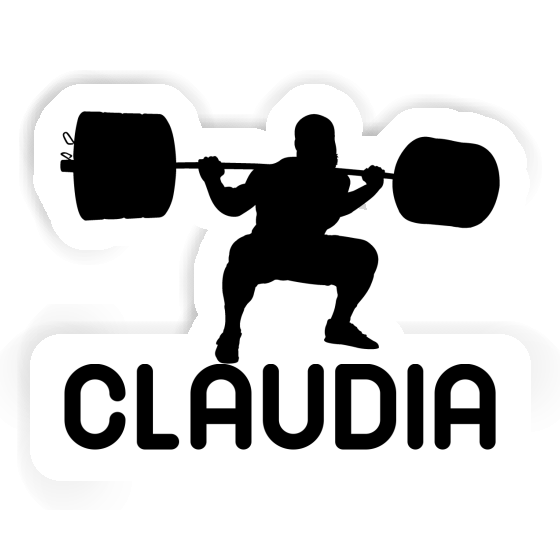 Sticker Weightlifter Claudia Image