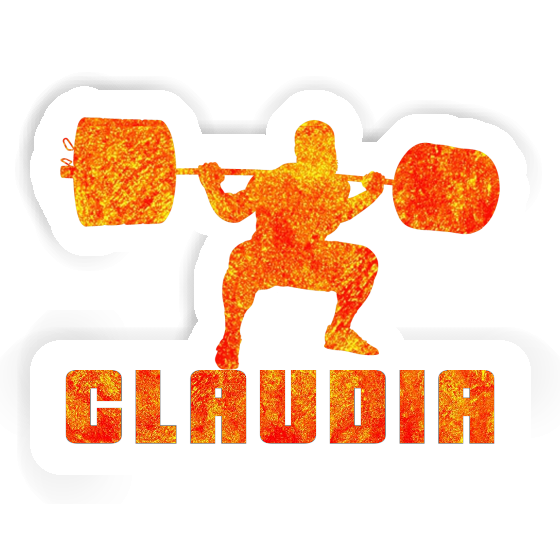 Sticker Weightlifter Claudia Image