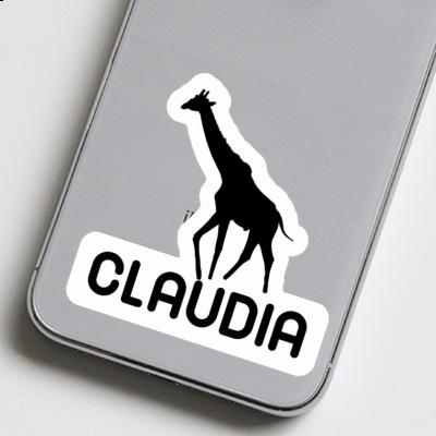 Sticker Claudia Giraffe Laptop Image