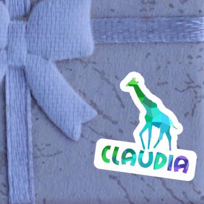 Sticker Giraffe Claudia Laptop Image