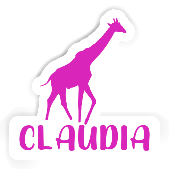 Sticker Claudia Giraffe Gift package Image