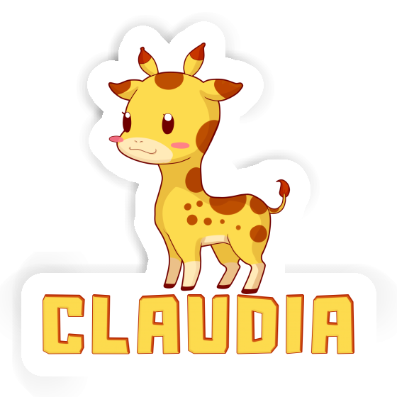 Giraffe Sticker Claudia Notebook Image