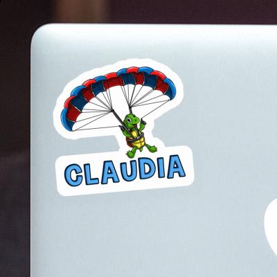 Paraglider Sticker Claudia Notebook Image