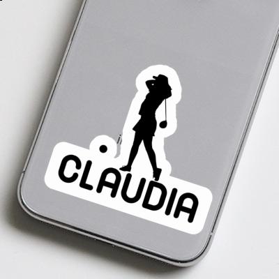 Autocollant Golfeuse Claudia Laptop Image