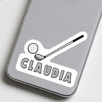 Sticker Claudia Golfschläger Laptop Image