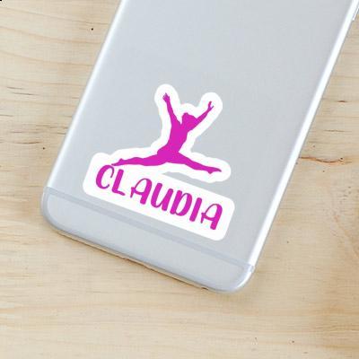 Claudia Sticker Gymnast Laptop Image