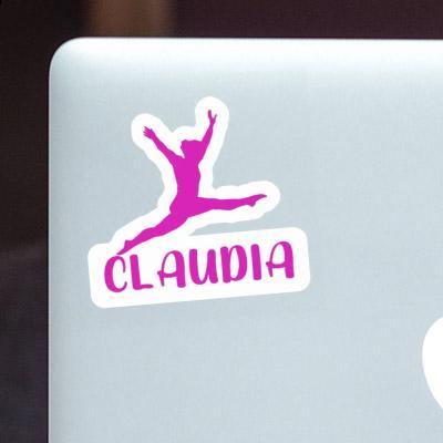 Claudia Sticker Gymnast Notebook Image