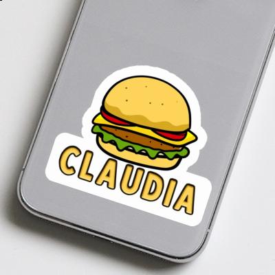 Aufkleber Claudia Cheeseburger Notebook Image