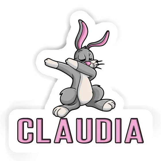 Claudia Autocollant Lapin Notebook Image