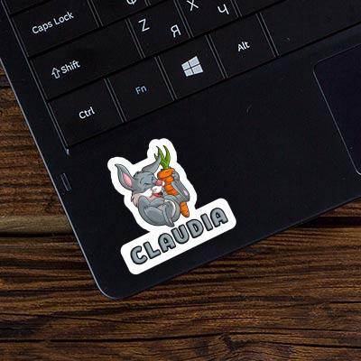 Rabbits Sticker Claudia Laptop Image