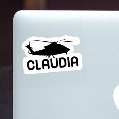 Sticker Claudia Hubschrauber Laptop Image