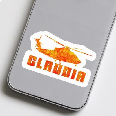 Sticker Claudia Helikopter Laptop Image