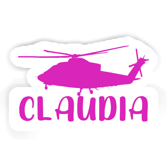 Sticker Claudia Helicopter Gift package Image