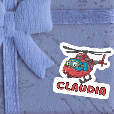 Autocollant Claudia Hélicoptère Image