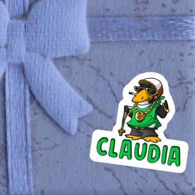 Claudia Sticker Hip Hop Penguin Laptop Image