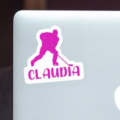 Sticker Claudia Eishockeyspielerin Laptop Image