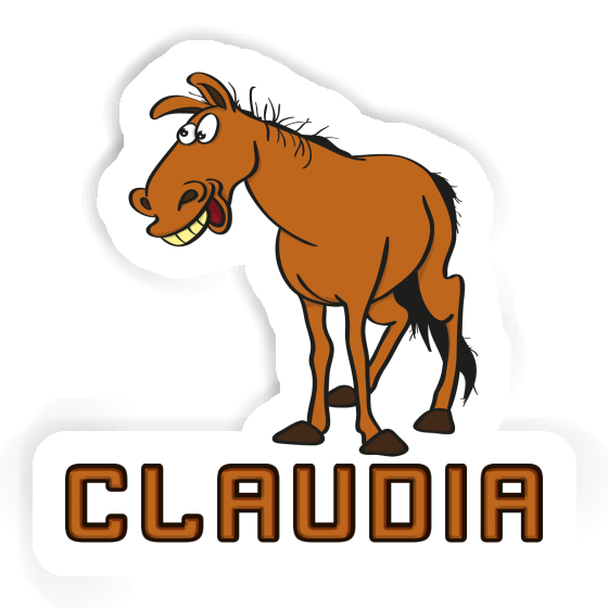 Sticker Horse Claudia Laptop Image