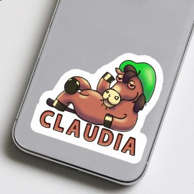 Claudia Sticker Lying horse Gift package Image