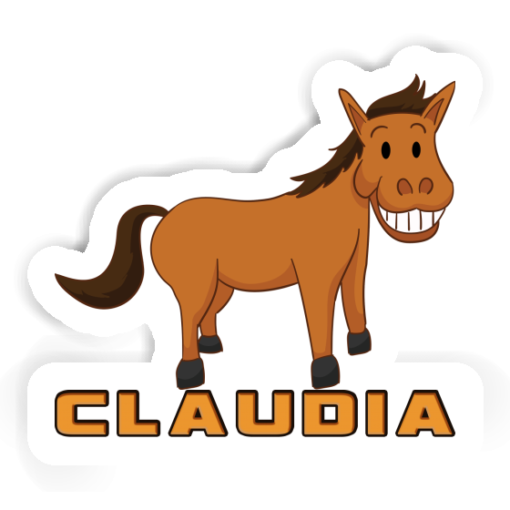 Sticker Horse Claudia Laptop Image