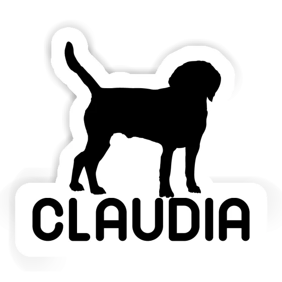 Dog Sticker Claudia Notebook Image