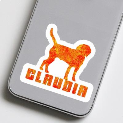 Hund Sticker Claudia Laptop Image