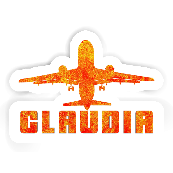 Claudia Sticker Jumbo-Jet Image