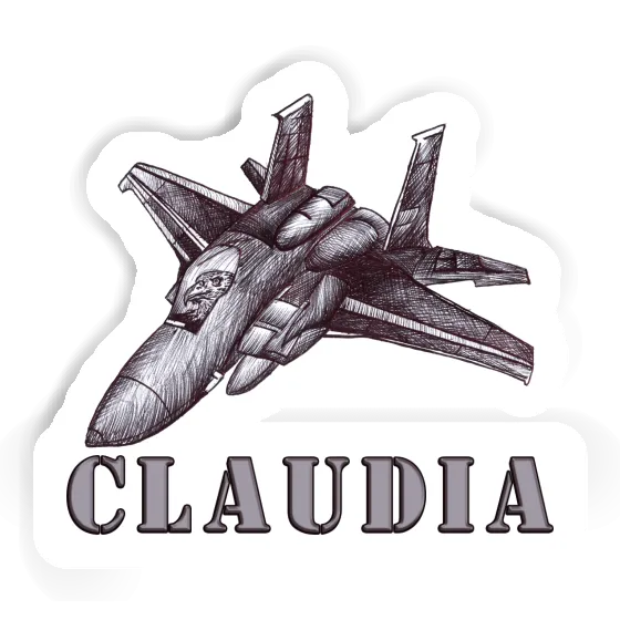 Aufkleber Flugzeug Claudia Image