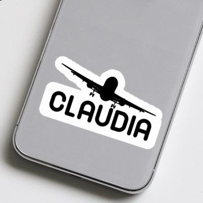 Sticker Claudia Flugzeug Gift package Image