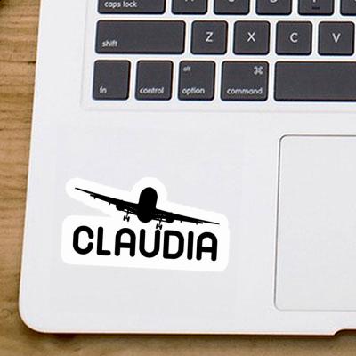 Sticker Claudia Flugzeug Gift package Image