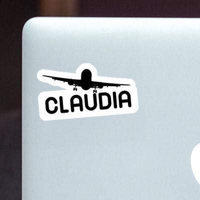 Sticker Claudia Flugzeug Image