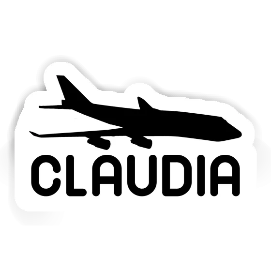 Claudia Aufkleber Jumbo-Jet Laptop Image