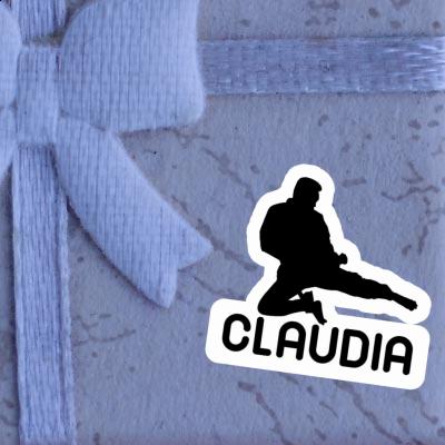 Claudia Sticker Karateka Laptop Image