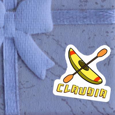 Sticker Claudia Canoe Laptop Image