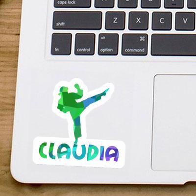 Claudia Aufkleber Karateka Laptop Image