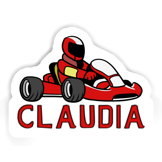 Sticker Kart Claudia Laptop Image