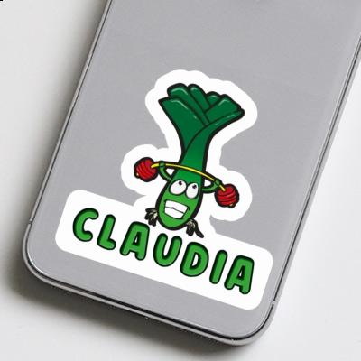 Weight Lifter Sticker Claudia Image