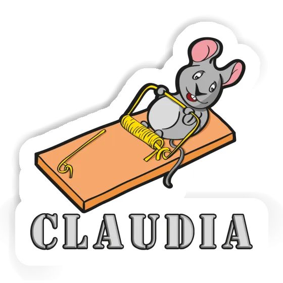 Claudia Sticker Fitness Mouse Laptop Image