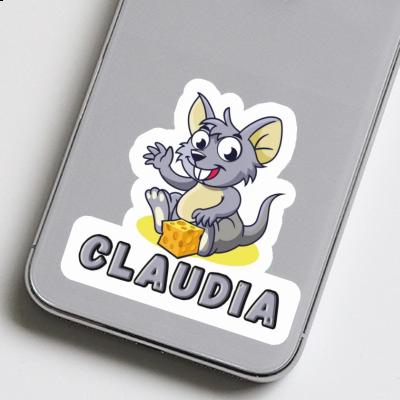 Maus Aufkleber Claudia Image