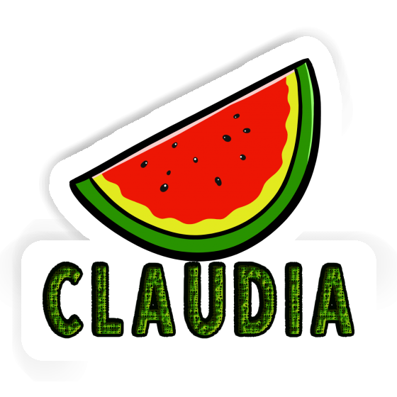 Wassermelone Sticker Claudia Notebook Image