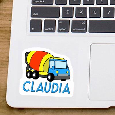 Mischer-LKW Sticker Claudia Image