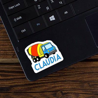 Mischer-LKW Sticker Claudia Image