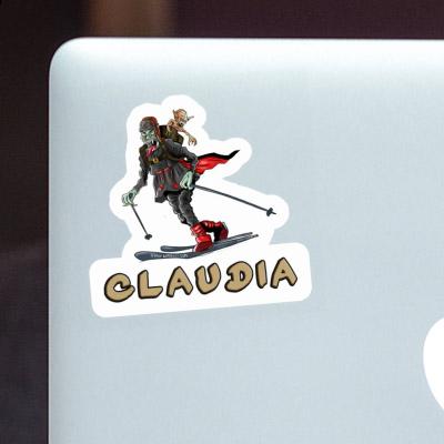 Claudia Sticker Telemarker Laptop Image