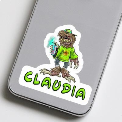 Claudia Sticker Monster Laptop Image